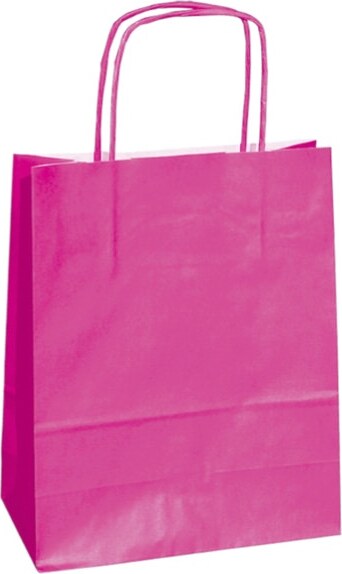 Shopper in carta - maniglie cordino - magenta - 14 x 9 x 20cm - conf. 25 shoppers Casa e cucina/Hobby creativi/Articoli per confezioni regalo/Sacchetti da regalo Eurocartuccia - Pavullo, Commerciovirtuoso.it