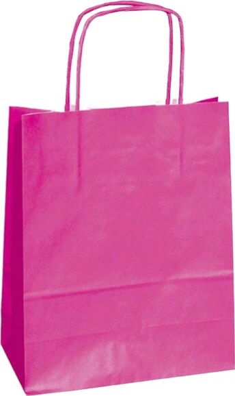 Shopper in carta - maniglie cordino - magenta - 18 x 8 x 24cm - conf. 25 shoppers Casa e cucina/Hobby creativi/Articoli per confezioni regalo/Sacchetti da regalo Eurocartuccia - Pavullo, Commerciovirtuoso.it