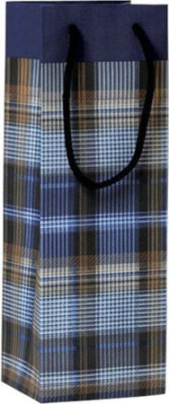 Shopper regalo Scozzese blu - 12 x 35 x 10cm - Kartos [multipack] 6 pezzi Casa e cucina/Hobby creativi/Articoli per confezioni regalo/Sacchetti da regalo Eurocartuccia - Pavullo, Commerciovirtuoso.it