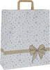 Shoppers - con maniglie piattina - carta - 36 x 12 x 41 cm - fantasia stellata - bianco - Mainetti Bags - conf. 25 pezzi Casa e cucina/Hobby creativi/Articoli per confezioni regalo/Sacchetti da regalo Eurocartuccia - Pavullo, Commerciovirtuoso.it