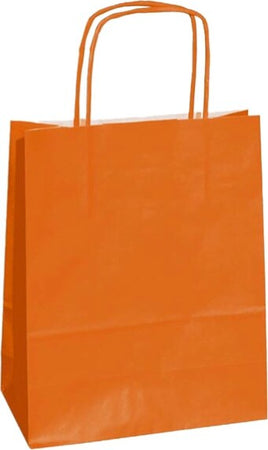 Shoppers in carta - maniglie cordino - arancio - 18 x 8 x 24cm - conf. 25 shoppers Casa e cucina/Hobby creativi/Articoli per confezioni regalo/Sacchetti da regalo Eurocartuccia - Pavullo, Commerciovirtuoso.it