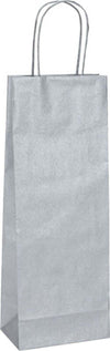 Shoppers portabottiglie - carta biokraft - 14 x 9 x 38 cm - argento - Mainetti Bags - conf. 20 pezzi Casa e cucina/Hobby creativi/Articoli per confezioni regalo/Sacchetti da regalo Eurocartuccia - Pavullo, Commerciovirtuoso.it