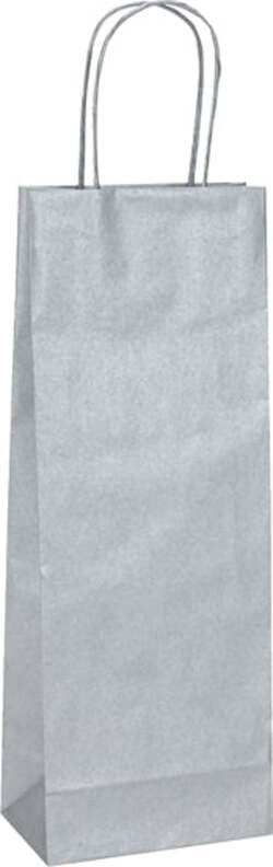 Shoppers portabottiglie - carta biokraft - 14 x 9 x 38 cm - argento - Mainetti Bags - conf. 20 pezzi Casa e cucina/Hobby creativi/Articoli per confezioni regalo/Sacchetti da regalo Eurocartuccia - Pavullo, Commerciovirtuoso.it