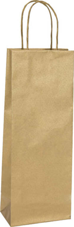 Shoppers portabottiglie - carta biokraft - 14 x 9 x 38 cm - oro - Mainetti Bags - conf. 20 pezzi Casa e cucina/Hobby creativi/Articoli per confezioni regalo/Sacchetti da regalo Eurocartuccia - Pavullo, Commerciovirtuoso.it