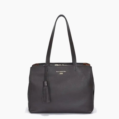 Shopping Alice Donna Nannini 17419-sigaro - Marrone / Taglia Unica - borse shopping