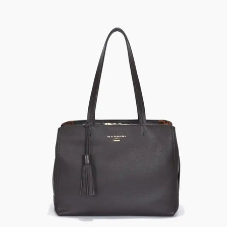 Shopping Alice Donna Nannini 17419-sigaro - Marrone / Taglia Unica - borse shopping