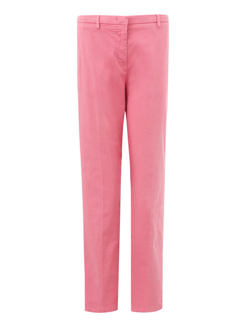 Lardini Pantalone Rosa in Cotone da donna