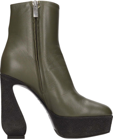 SI-ROSSI-Stivali-Verde-da-donna