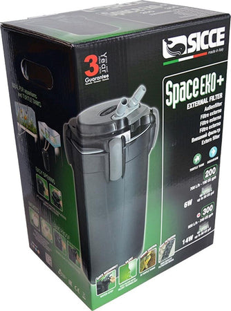 Sicce Filtro Esterno Acquario Space Eko 200 da 700 Litri Ora Prodotti per animali domestici/Pesci e animali d'acqua/Pompe e filtri/Filtri Ogomondo - Martina Franca, Commerciovirtuoso.it