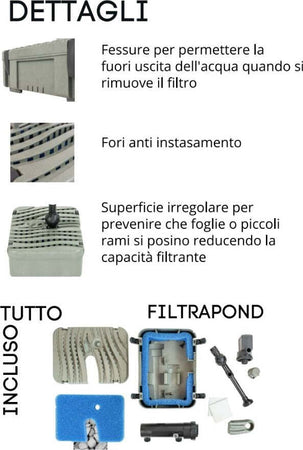 Sicce Filtro Interno Filtrapond 2500 Con Pompa Giochi E Uvc Da 9 Watt Giardino e giardinaggio/Decorazioni per il giardino/Stagni e giardini acquatici/Cura delle vasche e trattamento delle acque/Sistemi di filtrazione Ogomondo - Martina Franca, Commerciovirtuoso.it