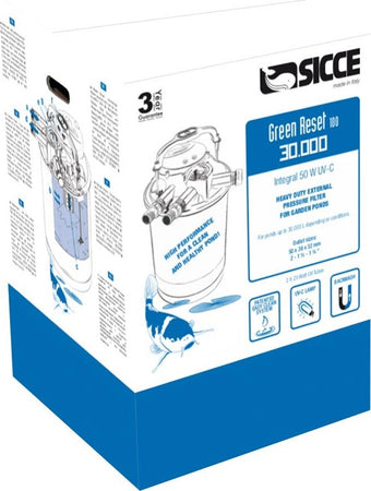 Sicce Green Reset 100 Litri Filtro Esterno per Laghetto con UVC Giardino e giardinaggio/Decorazioni per il giardino/Stagni e giardini acquatici/Pompe/Filtri per pompe Ogomondo - Martina Franca, Commerciovirtuoso.it
