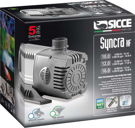Sicce Syncra HF 16.0 Pompa Multifunzione per Laghetti e Acquari 16.000 Litri/h Prodotti per animali domestici/Pesci e animali d'acqua/Pompe e filtri/Pompe d'acqua Ogomondo - Martina Franca, Commerciovirtuoso.it