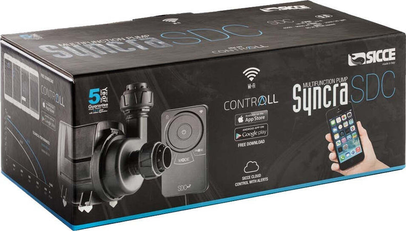 Sicce Syncra SDC 7.0 Pompa Multifunzione Controller Wi-Fi da 3000 a 7000 Litri/h Prodotti per animali domestici/Pesci e animali d'acqua/Pompe e filtri/Pompe d'acqua Ogomondo - Martina Franca, Commerciovirtuoso.it