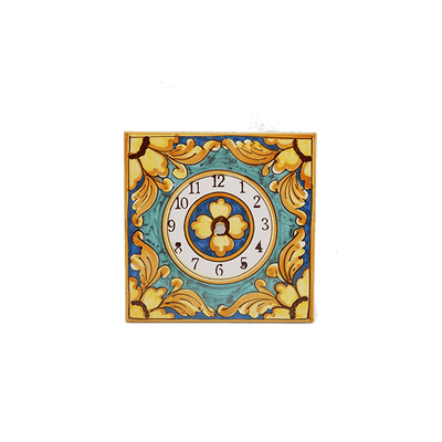 Orologio Da Parete in Piastrella Siciliana - It's Time To Go