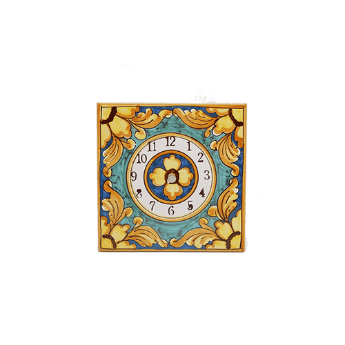 Orologio Da Parete in Piastrella Siciliana - It's Time To Go