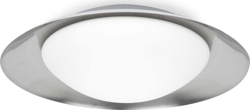 SIDE 390 Plafoniera bianca e nichel 15W Illuminazione/Illuminazione per interni/Lampadari lampade a sospensione e plafoniere/Plafoniere Led Mall Home - Napoli, Commerciovirtuoso.it