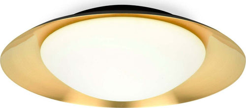 SIDE 390 Plafoniera nera e oro 15W Illuminazione/Illuminazione per interni/Lampadari lampade a sospensione e plafoniere/Plafoniere Led Mall Home - Napoli, Commerciovirtuoso.it