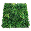 Siepe artificiale per parete sempreverde verticale Giungla da intero ed esterno 1 x 1 mt