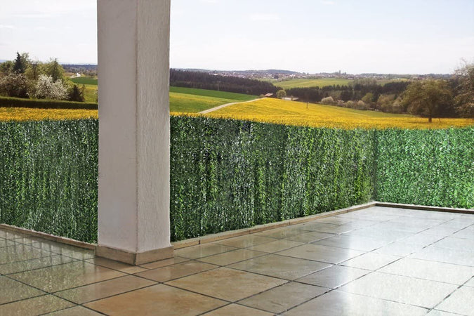 Siepe artificiale anticaduta ultra coprente per balcone e recinzione Giardino e giardinaggio/Decorazioni per il giardino/Recinzioni decorative La Zappa - Altamura, Commerciovirtuoso.it