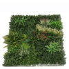 Siepe artificiale per parete sempreverde verticale Tropicale da intero ed esterno 1 x 1 mt