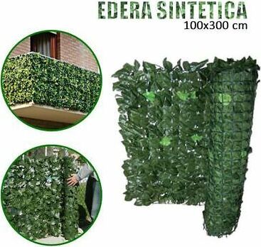 SIEPE-SINTETICA-1X3-MT-ARTIFICIALE-FOGLIE-FOGLIAME-EDERA-SUPPORTO-RECINZIONE
