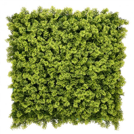 Siepe artificiale "Lichene" per esterno e giardino da 50 x 50 cm