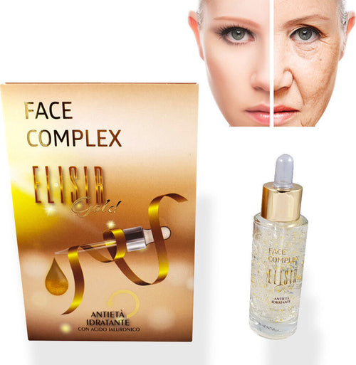 Siero Viso Face Complex Elisir Gold Antieta? Idratante Con Acido Ialuronico Bellezza/Cura della pelle/Viso/Idratanti/Sieri e liquidi Trade Shop italia - Napoli, Commerciovirtuoso.it