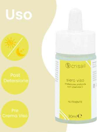 Siero Viso Vitamina C 30 Ml Crisail Siero Viso Donna Con Vitamina C E Vitamina E