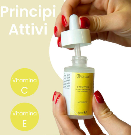 Siero Viso Vitamina C 30 Ml Crisail Siero Viso Donna Con Vitamina C E Vitamina E
