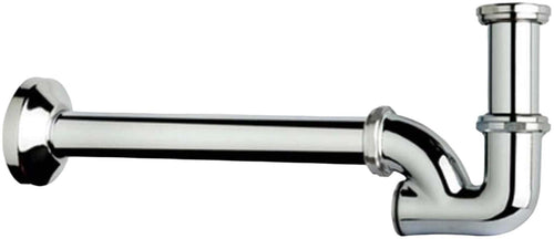 Sifone lavabo bidet A K Con Canotto Cm 25 E Rosone Bombato