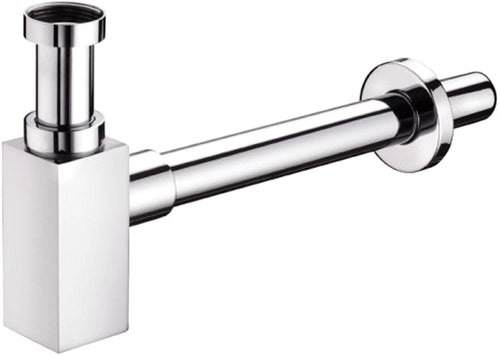 Sifone minimalista da 1' 1/4 per lavabo, moderno e quadrato