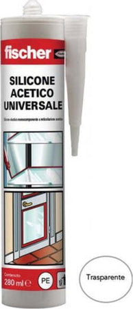 Silicone-acetico-Fischer-9219-Universale-Trasparente