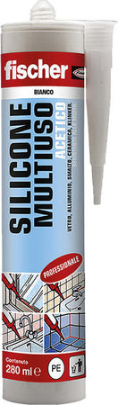 SILICONE-ACETICO-MULTIUSO-RAL-9005-nero-ml-280-Fischer