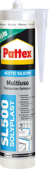 SILICONE-ACETICO-MULTIUSO-'SOLYPLAST'-nero-ml-300-RAL-9005-Pattex