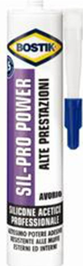 SILICONE ACETICO UNIVERSALE COLORE AVORIO CARTUCCIA DA 300ML MULTIUSO PROF Fai da te/Ferramenta/Adesivi e sigillanti/Silicone Trade Shop italia - Napoli, Commerciovirtuoso.it