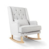 Poltrona Rocking Seat Royal Rocker Silver Grey/Natural Legs