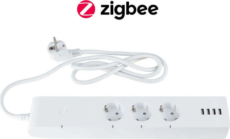 SILVERCREST Zigbee Smart Home Ciabatta 3 Prese 4 USB Compatibile con App Home Asisstant Lidl Home