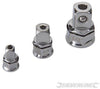 Silverline Adattatore per chiavi a cricchetto 3 pz Set di leve cricco meccanica