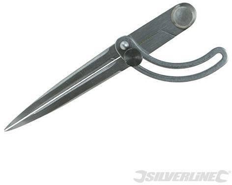 Silverline compasso pinza regolazione separatore perni in acciaio 195 mm