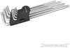Silverline Set Chiavi Torx 9pz metriche stella in acciaio da T10 a T50 Prezzo