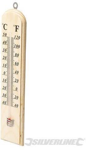Silverline termometro legno duro 250 x 60 x 10 mm Prezzo