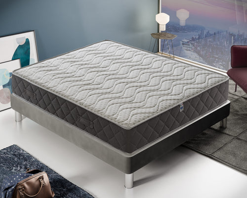 Materasso in Memory Foam 11 zone di comfort Rivestimento Silver Safe