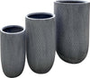 SILVIA---set-di-3-vasi-Grigio-Milani-Home