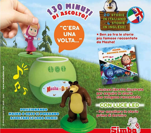 Simba Masha Racconta Storie, 7101100076, + 3 Anni, 20 Storie Originali Tratte da “I racconti Masha” e “Le storie di paura di Masha” Giochi e giocattoli/Elettronica per bambini/Giochi elettronici Cartoleria Deja Vu - Crotone, Commerciovirtuoso.it