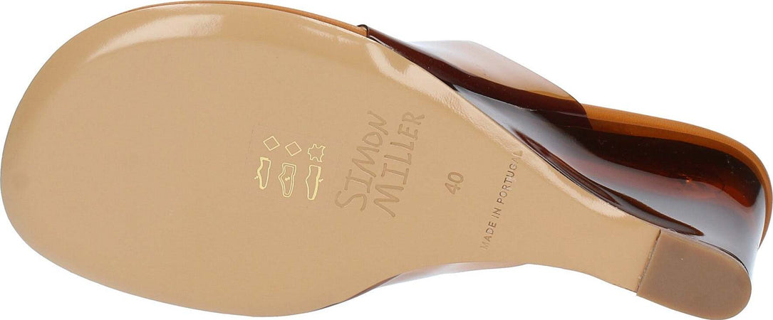 SIMON-MILLER-Scarpe-con-Tacco-Marrone-da-donna