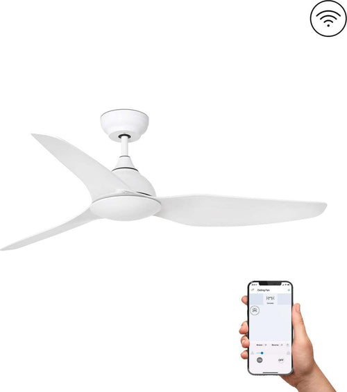 SIOUX L Ventilatore da soffitto bianco con motore DC SMART Fai da te/Prodotti per la costruzione/Riscaldamento e raffreddamento/Sistemi mobili di climatizzazione/Ventilatori/Ventilatori da soffitto Led Mall Home - Napoli, Commerciovirtuoso.it