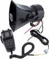 Sirena-Centralina-7-Canali-100w-Waterproof-Allarme-Microfono-Megafono-Auto-12v