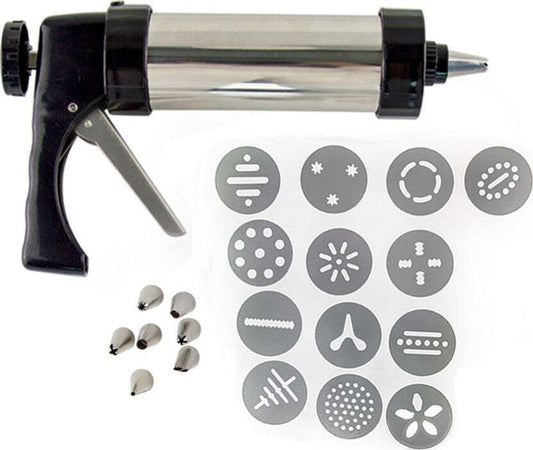 SIRINGA PER BISCOTTI MACCHINA PER DOLCI 13 DECORAZIONI CON FORMINE 8 BECCUCCI Casa e cucina/Teglie da forno e accessori per pasticceria/Accessori e utensili per pasticceria/Presse per biscotti Trade Shop italia - Napoli, Commerciovirtuoso.it