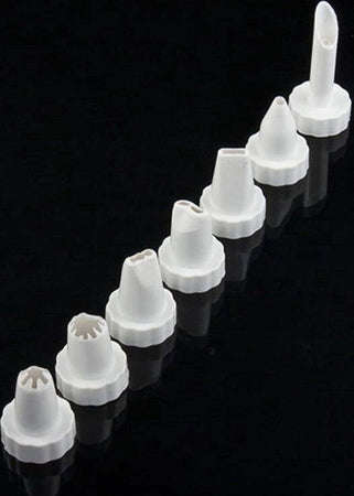 SIRINGA PER DOLCI 18CM IN PLASTICA DA PASTICCIERE CON 8 BECCUCCI ERGONOMICA Casa e cucina/Teglie da forno e accessori per pasticceria/Accessori e utensili per pasticceria/Presse per biscotti Trade Shop italia - Napoli, Commerciovirtuoso.it