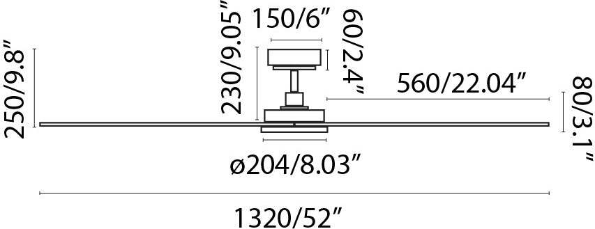 SIROS L Ventilatore da soffito bianca con motore DC SMART Fai da te/Prodotti per la costruzione/Riscaldamento e raffreddamento/Sistemi mobili di climatizzazione/Ventilatori/Ventilatori da soffitto Led Mall Home - Napoli, Commerciovirtuoso.it